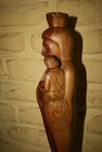 Beautiful Old Mayombe Maria Figure R d congo  Lower Congo River   46 Cm