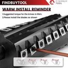 Findbuytool Premium Helical Cutterhead For Powermatic 54a 6  Jointer Spiral