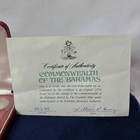 Commonwealth Of The Bahamas Proof Set By Franklin Mint 2 87 Ozt Silver In Set