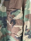 Military Coat Cold Weather Field Jacket Medium Regular Woodland Camo  Hooded Y2k
