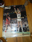 Vtg - Nba The Legend Larry Bird Converse Poster - Early 80 s