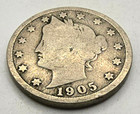 1905 Liberty V Nickel Average Circulation As Shown Type Coin You Grade It 