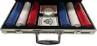 New Texas Hold   em Poker Set - 300 Chips - 2 Decks - Aluminum Case -dealer Button