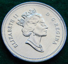 1997 Canada Five Cents Canadian 5 Cent Coin Uncirculated Unc
