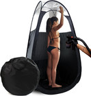 Spray Tan Tent Portable Pop Up Tanning Booth With Clear Window For Home Salon