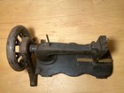 Antique Singer Fiddle Base Sewing Machine 1850 s   12k Hand Crank   Treadle Etc
