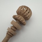 Vintage Carved Wood Mexican Molinillo Hot Chocolate Whisk Stirrer Frother 12 