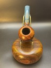 Artisan Sean Reum Brand New Dual Finish Acorn W  Jade Acrylic Stem Tobacco Pipe