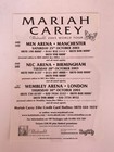 Mariah Carey Charmbracelet World Tour 2003 Uk 2-sided Promo Flyer