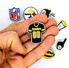 Pittsburgh Steelers Shoe Charms  14pcs  Football Cool Gift Accessories Set Lot