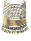 Antique Art Deco Rare  Thimble Sterling Silver  6
