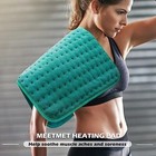 Weighted Electric Heating Pad Massaging Back Pain Cramps Relief 12x24 Large 