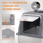 Enclosed Stainless Steel Cat Litter Box With Lid Xl Extra Large Litter Box
