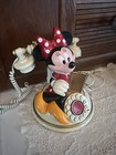 Telemania Disney Minnie Mouse Phone Corded Desk Telephone Push Button Vintage