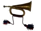 Antique 1855 British Duty Bugle Army Brass Copper Military  Vintage