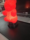 Battery Powered Red Gummy Bear Table Night Light