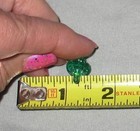 21 Vintage Style Small Astro Rocket Ceramic Christmas Tree Glitter Bulbs
