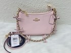 Nwt Coach Teri Mini Crossbody Bag With Bows Cdw68 In Soft Pink