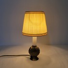 Vintage Solid Brass 10  Clam Seashell Night Light Desk Lamp