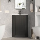 Corner Bathroom Vanity Sink Combo For Small Space Freestanding Storage Cabinet