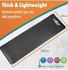 Maximo Yoga Fitness Mat Extra Thick Multipurpose Workout  meas  72 X 24  Black   