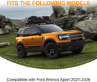 Carbon Fiber Hood Bug Deflector Protector Compatible With Ford Bronco Sport 2021