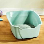 Extra-large High Sided Cat Litter Box Stain And Odor Resistant Pet Bpa Free
