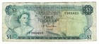 Bahamas 1 Dollar 1974 P-35 Coral Reef Beautiful Vibrant Color Ocean Banknote