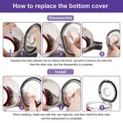 Bin Lid Cap For Dyson V7   V8 Vacuum Cleaner Replacement Cover With Sealing Ring
