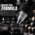 Tattoo Ink Set 1oz Greywash Light Medium Dark White Black Element Tattoo Supply