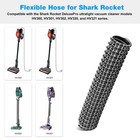 Motorized Lower Nozzle Hose Replacement Shark 6 Inches X 1 25 Inches  Black