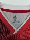 Adidas Soccer Jersey Youth Boy Small Embroidered Red   38678