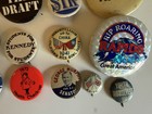 Lot Of Vintage Pins And Buttons 1940 s-1970 s-1990 s