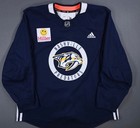 Ryan O reilly Nashville Predators Practice Used Jersey W  Hiller Patch