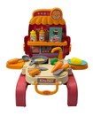 3-in-1 Kids Chef Kitchen Playset Backpack   Toddler Pretend Cooking Food Kit