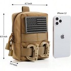 Tactical Molle Pouch 2 Pack Tactical Style Water Resistant Edc Utility Bag