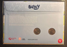 2024 Australia Bluey Impressions Pnc 2 Coins Set Coloured  1 Coin   1209 1300