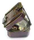 Vintage Nautical Solid Brass Kelvin   Hughes 1917 Brunton Compass Handmade Gift