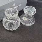 Waterford Crystal 2-pc 7 25  Fairy Lamp Candle Holder   Shade Nib 