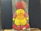Mcdonald   s  vintage  1984 Ronald Mcdonald 12    Plush Doll   Playing Cards  nib 
