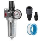 1 2  Npt Compressed Air Filter Regulator Combo  Air Filter Pressure Regulator   