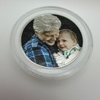 Your Family Photo Custom Personalized Silver Eagle 1oz  999 Silver Dollar Coin