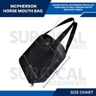 Equine Dental Speculum Mcpherson Horse Mouth Gag W  Cordura Fabric Bag German Gr