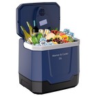 12v 110v Dual-power Portable Car Refrigerator Electric Cooler Warmer 35qt 33l