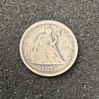1875 S Sitting Liberty U s  20 Cent Silver Coin Nice Shape See Pictures