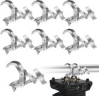 6 Pack Truss Clamp 1 57-2 4 Inch Stage Lighting Clamps Heavy Duty Dj Light Clamp