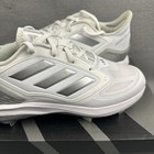 Adidas Purehustle 3 Elite Softball Cleats Ig7133 Women Size 9 White Silver Nib