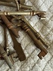 29 Antique   Vintage Collectible Skeleton Keys Lot Brass Cast Iron And More