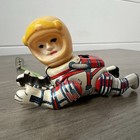 Vintage 1960 s Japan Usa Nasa Apollo Space Ship Astronaut Replacement Tin Toy
