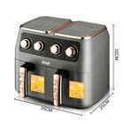 12litre Double Air Fryer  Extra Large Capacity 2 Drawers  9 In 1 Cooking Presets